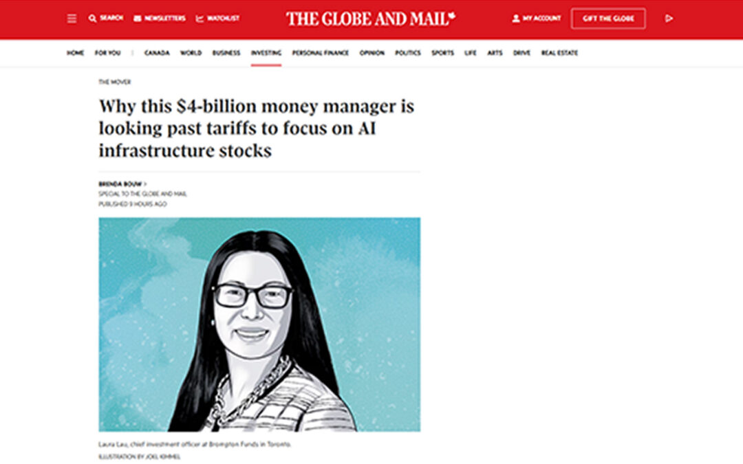 Ne vous laissez pas perturber par les tarifs douaniers : concentrez-vous sur les actions liées aux infrastructures d’IA – Laura, dans The Globe and Mail
